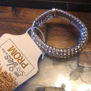 TLC say YES rhinestone bracelet